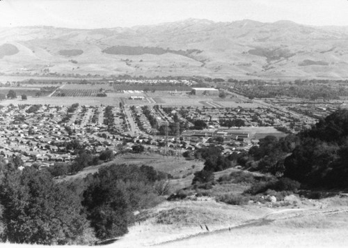 View of San Jose valley from Bernal Marl Fertilizer Company