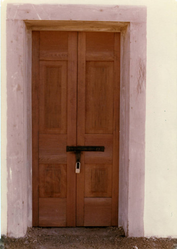 Higuera-Galindo Adobe door