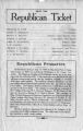 Voting Guide 1908, Vote the Republican Ticket