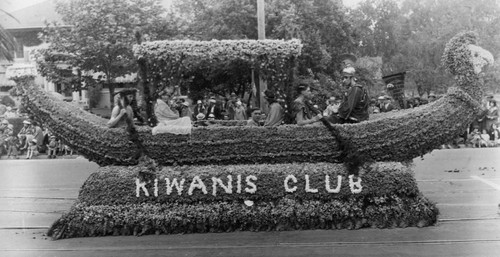 1929 Parade Float, Kiwanis Club