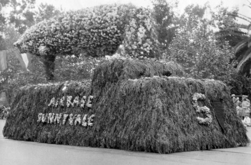 1929 Parade Float, Sunnyvale American Legion and Rotary Club