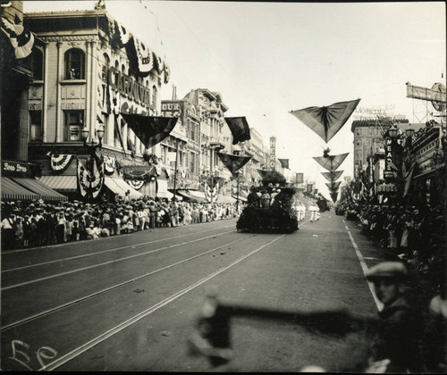 1928 Parade route