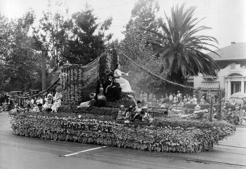 1929 Parade Float, San Jose school department