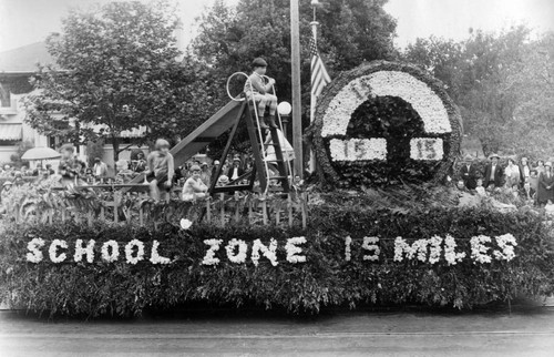 1929 Parade Float, Safety