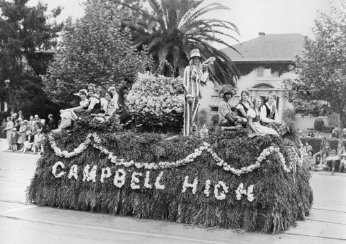 1929 Parade Float, Campbell High School