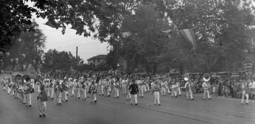 1929 Marching band, Hollister Public Schools
