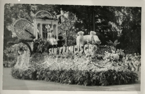 1928 Parade float, San Francisco