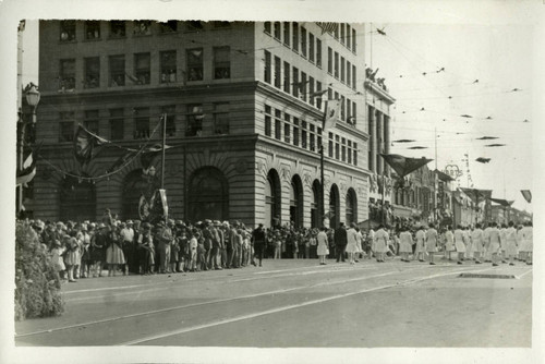 1928 Parade route