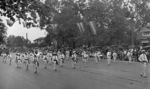 1929 marching band, Campbell High School