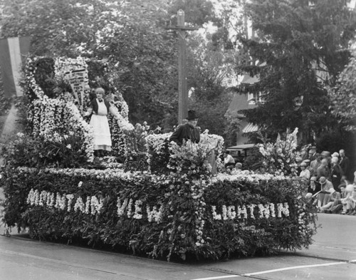 1929 Parade Float, Mountain View American Legion