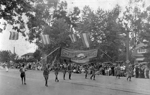 1929 Marching band, Boy Scouts