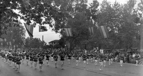 1929 Marching band, Stanford