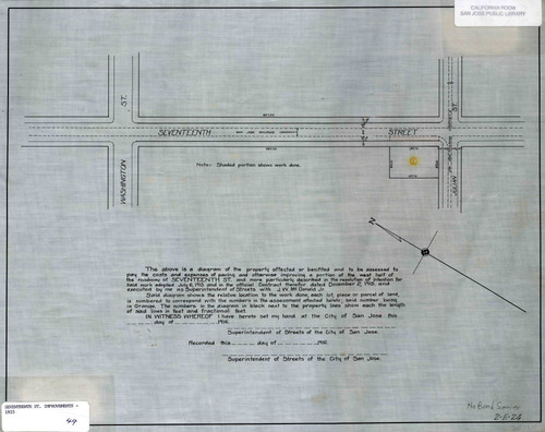 1915 San Jose, Seventeenth Street Improvements