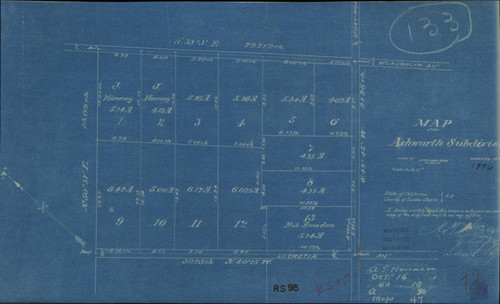 1896 San Jose, Ashworth Subdivision