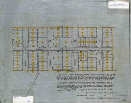 1915 San Jose, William Street Improvements