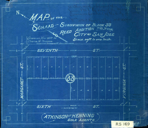 1907 San Jose, Schaad Subdivision