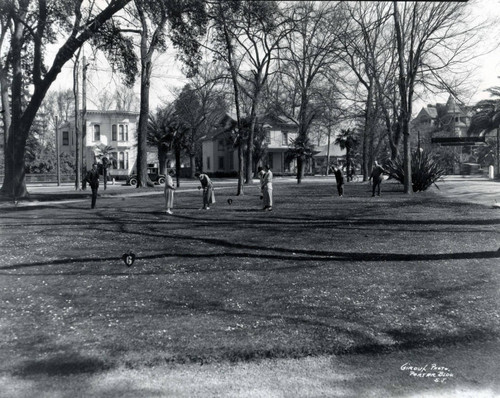 1871 Vendome Hotel lawn