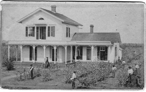 1860, San Jose, Adams residence