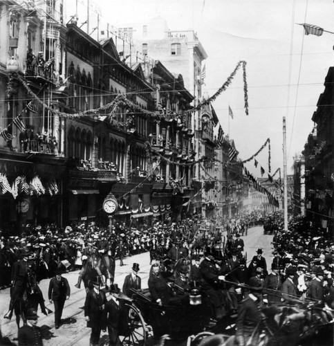 President Theodore Roosevelt in San Francisco