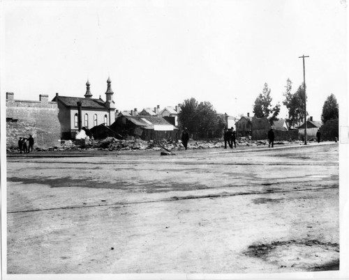 1892 Fire damage in San Jose