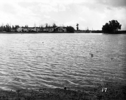 1952 Flooded grounds at Agnews State Hospital