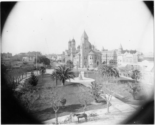 1895 looking north from old San Jose City Hall