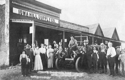 1913 Celebration of first auto to climb Rice's Grade