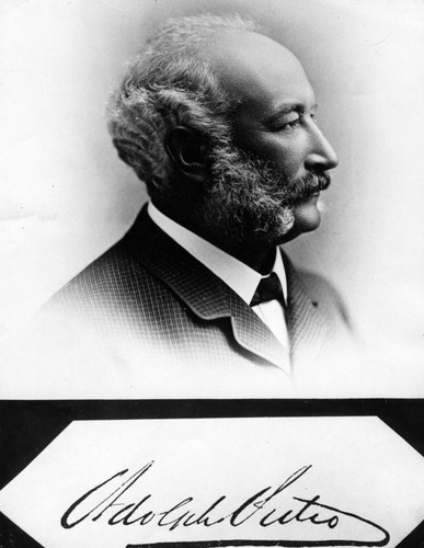 1875 Portrait of Adolph Sutro