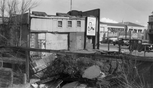 1941 Los Gatos Creek flood damage in San Jose