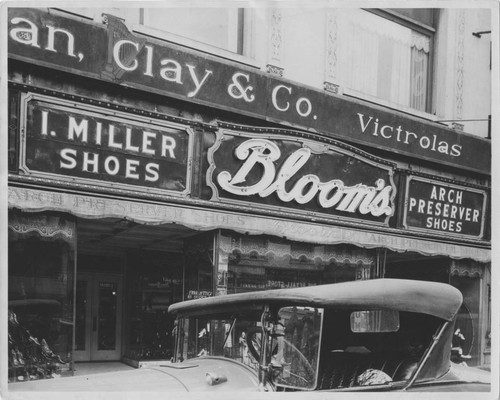 1913, San Jose, Bloom's Shoe Store