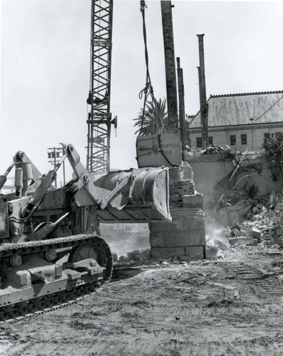 1962 Hall of justice demolition