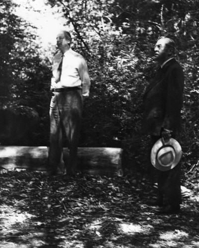 1946, Big Basin Redwoods State Park, Andrew P. Hill memorial fountain rededication