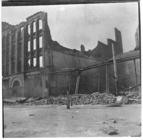 1906 earthquake damage Dougherty Building