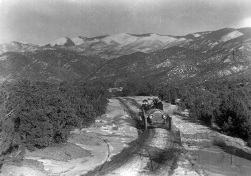 1911 motoring in Santa Fe, New Mexico