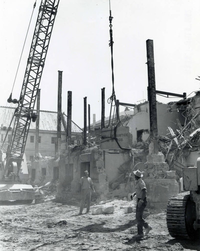 1962 Hall of justice demolition