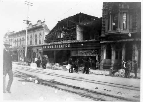 1906 Earthquake damage on East Santa Clara Street