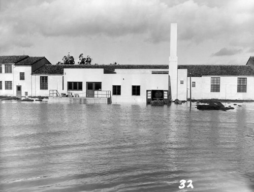 1952 Flooded grounds at Agnews State Hospital