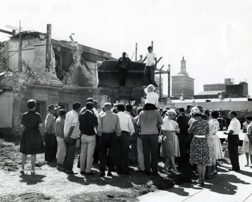 1962 Hall of justice demolition