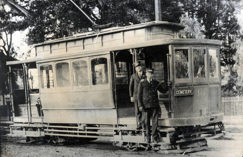 1900 Narrow gauge railway car in San Jose