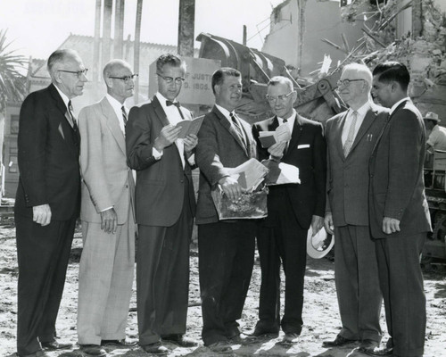 1962 Hall of justice demolition