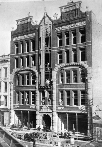 1886, San Francisco, Market Street, Bancroft's History Company building