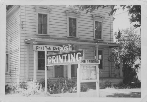 Post Printing Company, formerly Peter H. Burnett's house