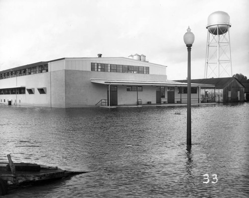 1952 Flooded grounds at Agnews State Hospital