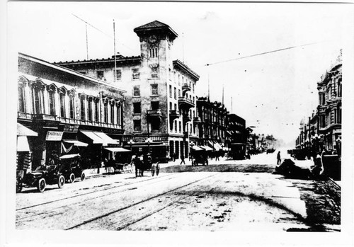 1915 Corner of First Street and Santa Clara Street