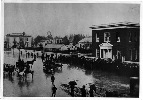 1890 Guadalupe River flood near Notre Dame College