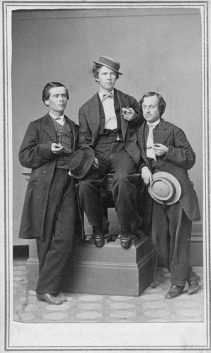 1860 Portrait of three gentlemen