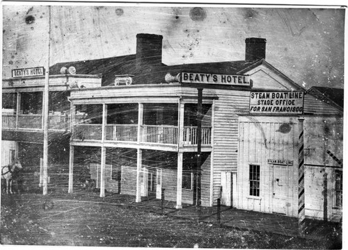 1855, San Jose, Beaty's Hotel