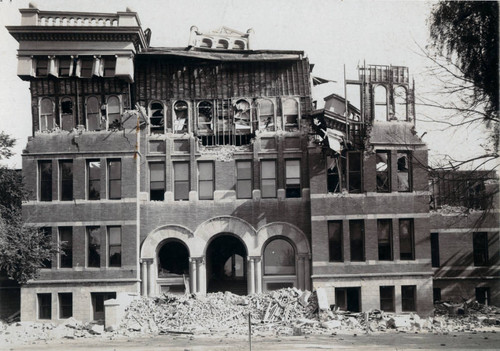 San Jose High School ruins