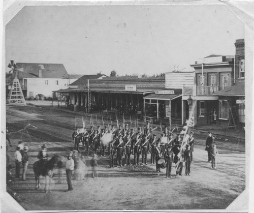 San Jose Militia on Market Street