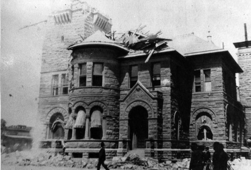 1906 Earthquake damaged Post Office